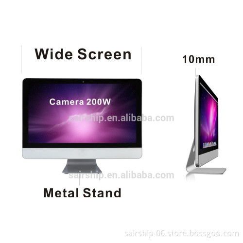 23" inch pc desktop computer all in one desktop computer with 4th generation haswell Core i7-4770 i3-4130 cpu RAM 8gb HDD 1TB